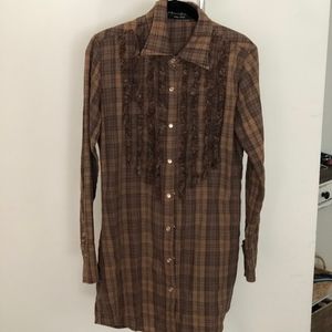 Kettle Brown Long Top